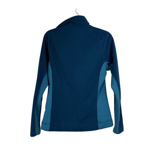 Mammut THREE SISTERS Fleece Jacket Blue Teal Full Zip Outdoor Hiking Women SMALL - Picture 7 of 10